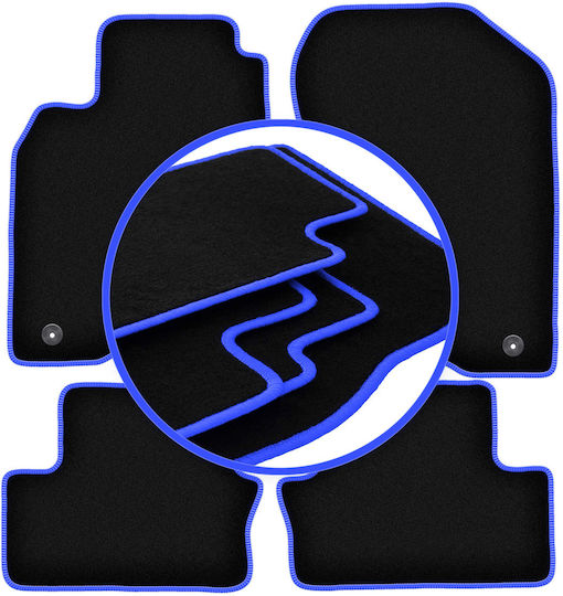 Carlux Blue Car Mats Honda Insight II Hatchback 2009-2014