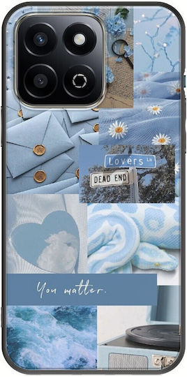 Aesthetic Blue Honor 200 Smart 5g Black Tpu Μαύρη Σιλικόνη
