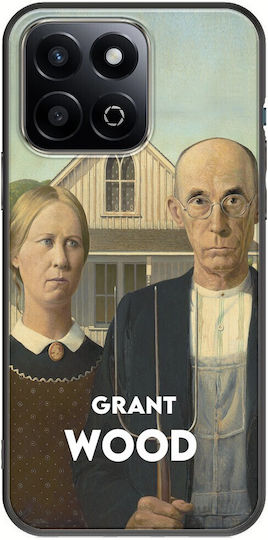 Grant Wood Honor 200 Smart 5G Schwarze TPU Silikon Hülle
