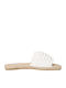 Women's Flat Sandals in White Color