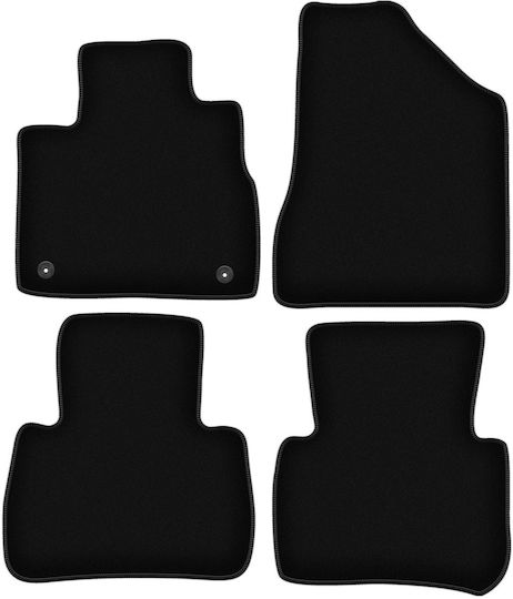 Basic Black Velvet Floor Mats Nissan Murano Z51 Suv 2008-2015
