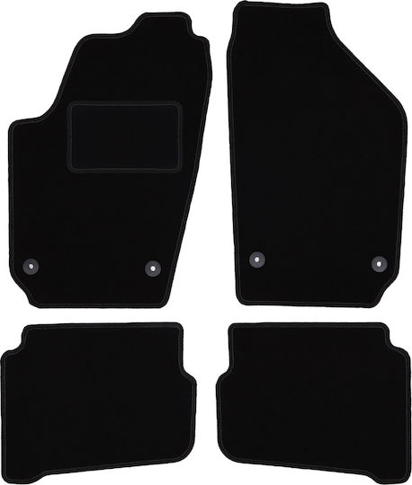 Черни кадифени стелки Seat Cordoba II Sedan 2002-2009