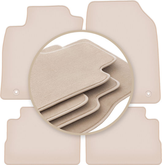 Premium Beige Fußmatten Opel Vectra C Liftback Hatchback Limousine 2002-2008