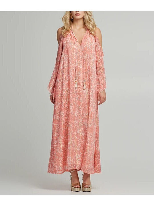 Summer Maxi Dress for Wedding / Christening Orange