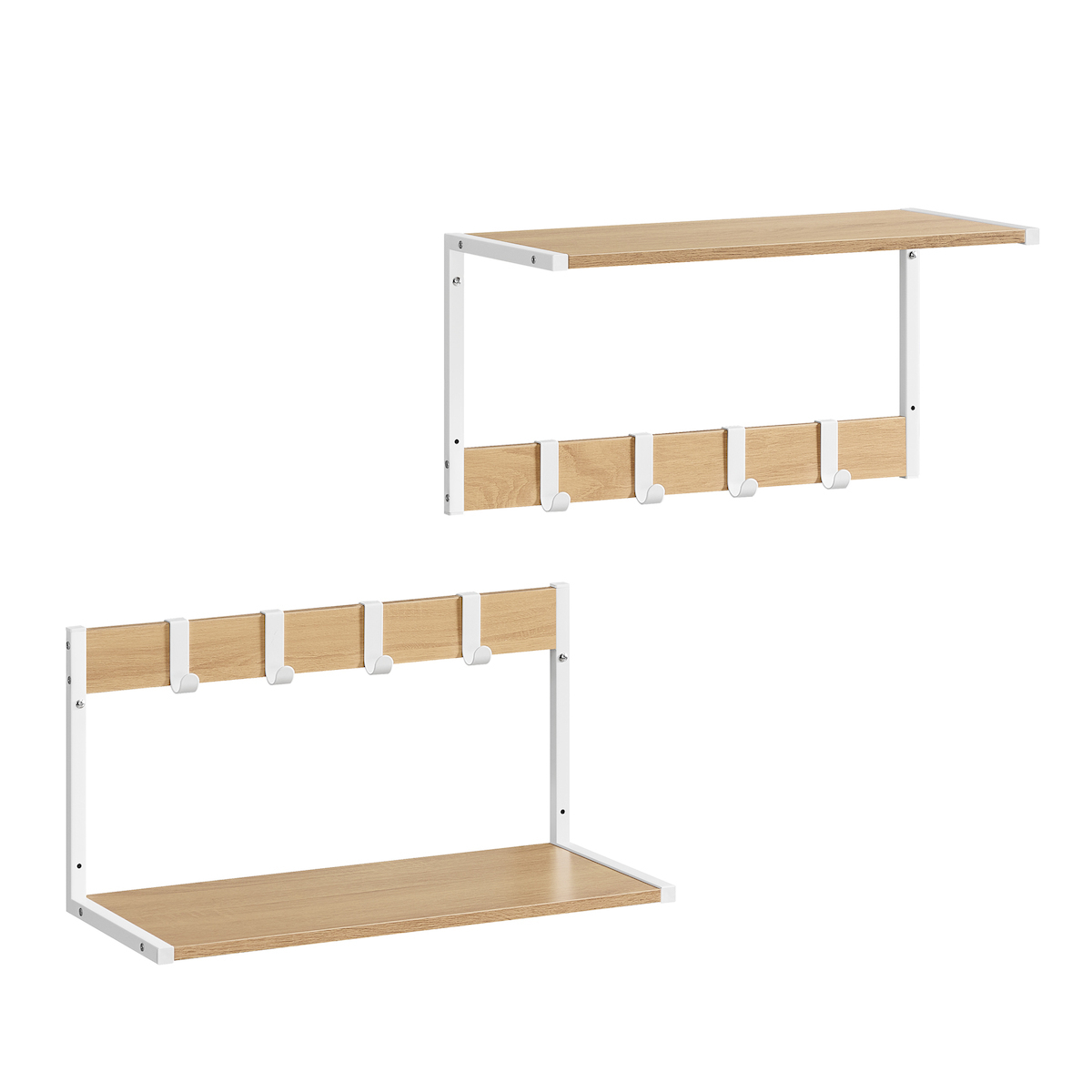 Shelf Wall LCR830W09 Oak White 50x24.2x26.5cm | Skroutz.mt