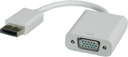 Adapter Roline 12.03.3146 Displayport M To Vga F White
