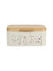 Ankor Ψωμιέρα με Καπάκι Μεταλλική Μπεζ 30x19.8x13.4cm