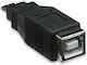 Manhattan Adapter 308687 Usb B Female To Usb Micro A Male Black