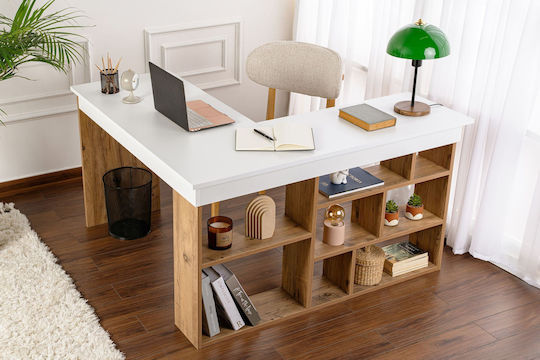 Γραφείο 130x50x72εκ. White-pine
