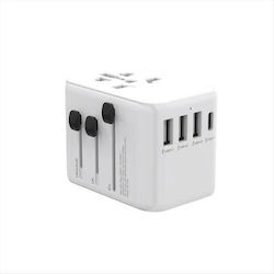 Rixus Steckdosenadapter in Universal Rixus Steckdosenadapter in Universal
