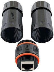 Waterproof Network Connector Schwaiger Cat6a Outdoor 2x RJ45 Socket