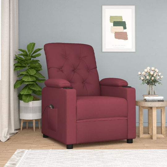 Fotoliu Relax Burgundy 78x93x93.5cm