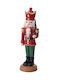 Brandani Plastic Christmas Nutcracker 30cm Multicolour
