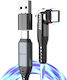 Statik Statik Powerpivot Pro Rotating 2-in-1 Редовна USB към Type-C Кабел Син 2м (PUP-0465-6FT-CC)