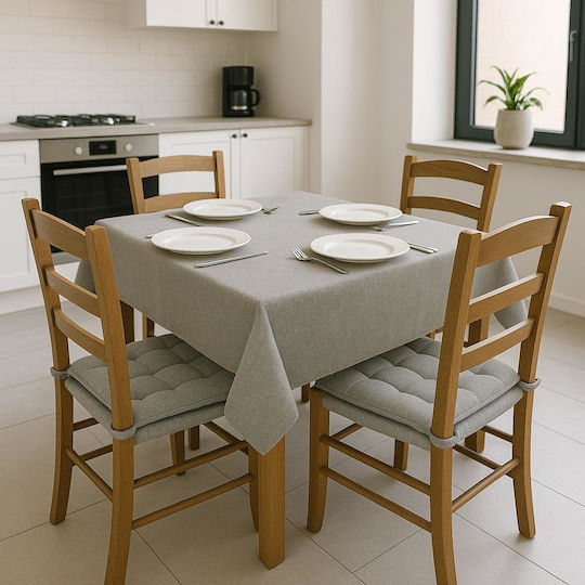 Linea Home Gray Tablecloth 150x150cm