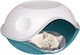 Cat Bed House Duck Cushion Georplast 57x48x32cm Blue