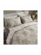Charalambidis Textiles Lace Pillowcase Set Oxford Beige 50x70cm.