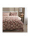 Charalambidis Textiles Χρυσάνθεμο Σετ Μαξιλαροθήκες Κανελί 52x72εκ.