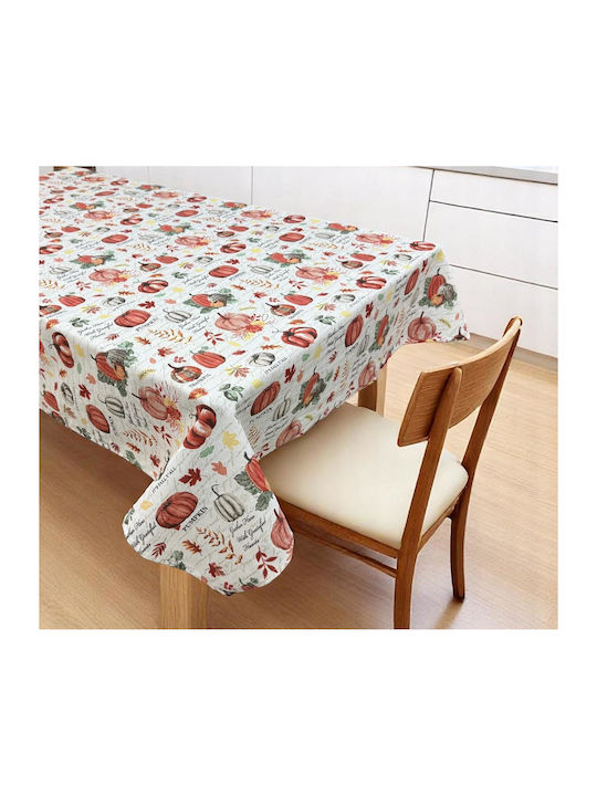 Linea Home Tischtuch Leinen Pumkin Pumkin 150x150cm