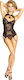 Black Baiser Oriental Corset By Provocative