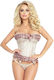 Brocade Corset Champagne By Provocative