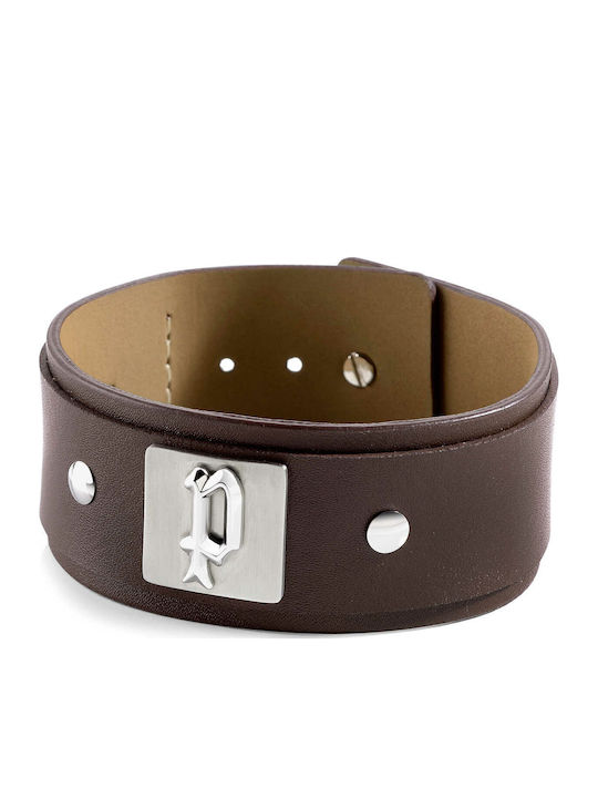 Police Men's Bracelet made of Leather