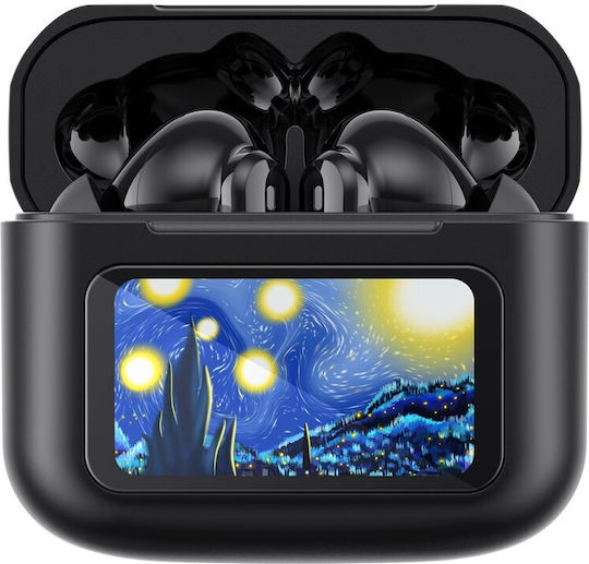 Havit TW956 In-ear Bluetooth Handsfree Ακουστικά με Θήκη Φόρτισης Μαύρα