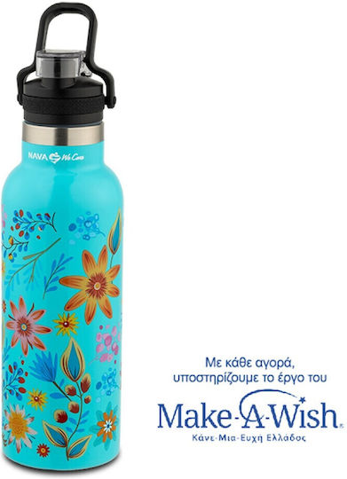 Nava "we Care" Bottle Thermos Stainless Steel 500ml Turquoise