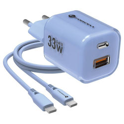 Forcell Charger GaN with USB-A Port and USB-C P...