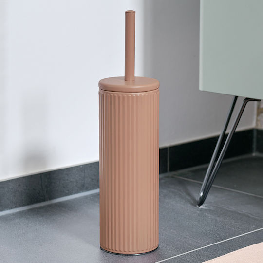 Metallisch Badezimmer Toilettenbürste Beige