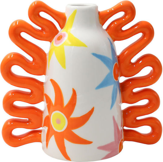 Que Rico Vase Glas Mehrfarbig
