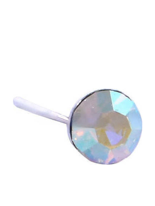 Asimi Body Piercing Обеци за Нос от Сребро Бяло