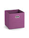 Storage Basket Fabric Purple 32x32x32cm 1pcs