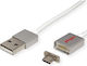 Roline Kabel 11.02.8316 Magnetisch Von USB Typ A M Zu USB Micro B M 1m Weiß