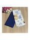 abo Baby Swaddle Blanket Cotton Blue 75x75cm 2 Pieces