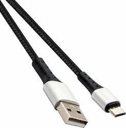 Cablu Vcom Cu287m Usb A M la Usb Micro B M 1m Negru