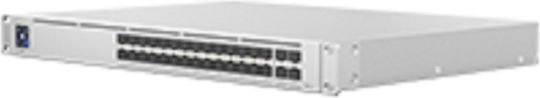 Ubiquiti USW-Pro-Aggregation Managed L3 Switch με 28 Θύρες Gigabit (1Gbps) Ethernet και 4 SFP Θύρες