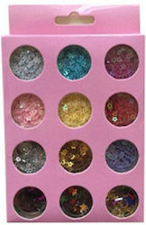 Glitter-Puder Set/12 2,5g