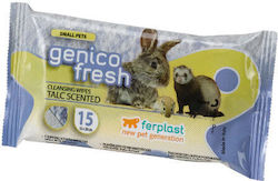 Ferplast Genico Talc Мокри Кърпички За Почистване На Малки Животни X15 Ferplast
