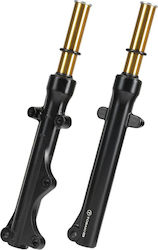 Short Fork Boots 8mm Racing Yamaha Crypton X 135 Black Tobaki