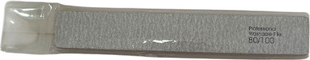 Beauty Salon Professional Nail File Grey Square 80/100