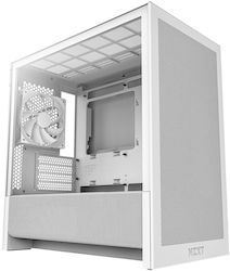 NZXT H3 Flow Геймърска Мини Кула със Страничен Прозорец