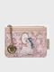 Kleines Damenbrieftasche mit RFID Rosa