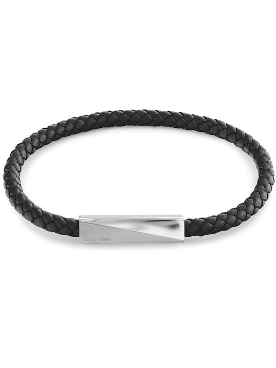 Calvin Klein Ανδρικό Βραχιόλι από Δέρμα 19.5cm