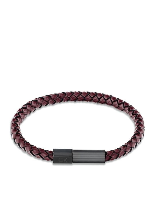 Calvin Klein Herren Leder Armband 19.5cm