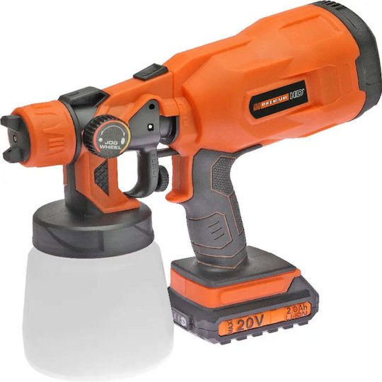 Безжичен пистолет за боядисване Premium Hd Vi-44985 120W, капацитет 800ml, дебит 100 до 200 ml/мин