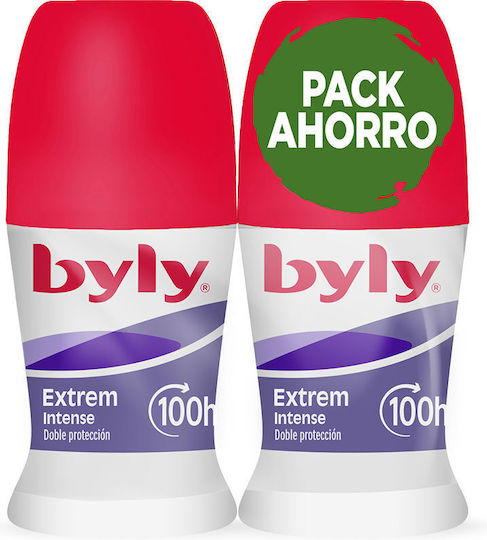 Byly Extrem Дезодорант Тип Рол-он 2x50ml