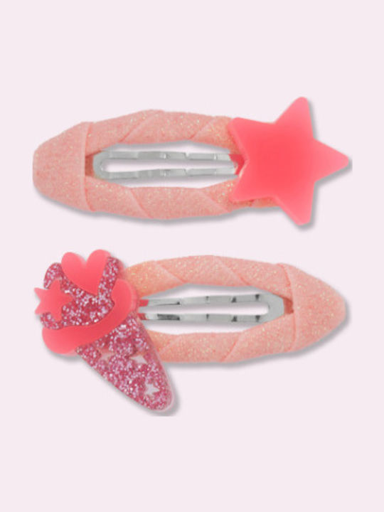 Mini Cools Kinder Haarspange Stern in Rosa Farbe
