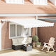 vidaXL Awning fabric White
