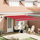 vidaXL Awning fabric Red